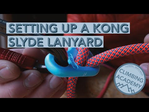 Setting up a Kong Slyde lanyard