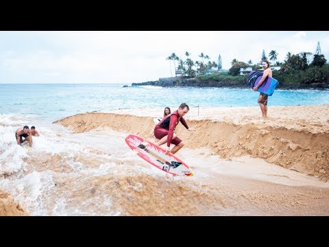 SURFING WITH JOHN JOHN FLORENCE AND JORDY SMITH