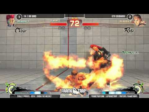 FA Big Bird C Viper vs GTR Ryu STreet Fridays 1.10 Winners Final