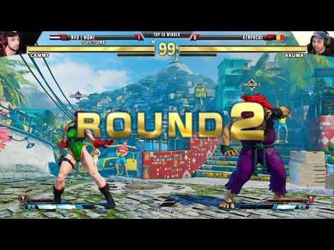 Brussels Challenge - Round2 - SFV - Quart Winner - NVD | Momi (Cammy) Vs Kenpachi (Akuma)