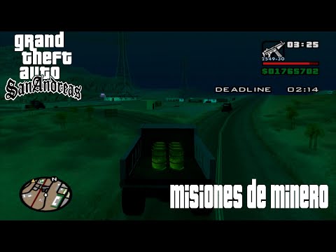 Grand Theft Auto San Andreas - Completa las Misiones de Minero