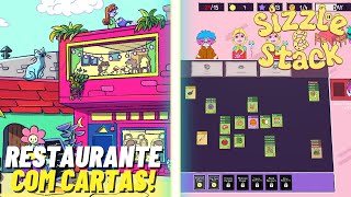 GERENCIANDO RESTAURANTE RAPIDO NA BASE DA ESTRATEGIA!- SIZZLE & STACK! - Gameplay PT BR