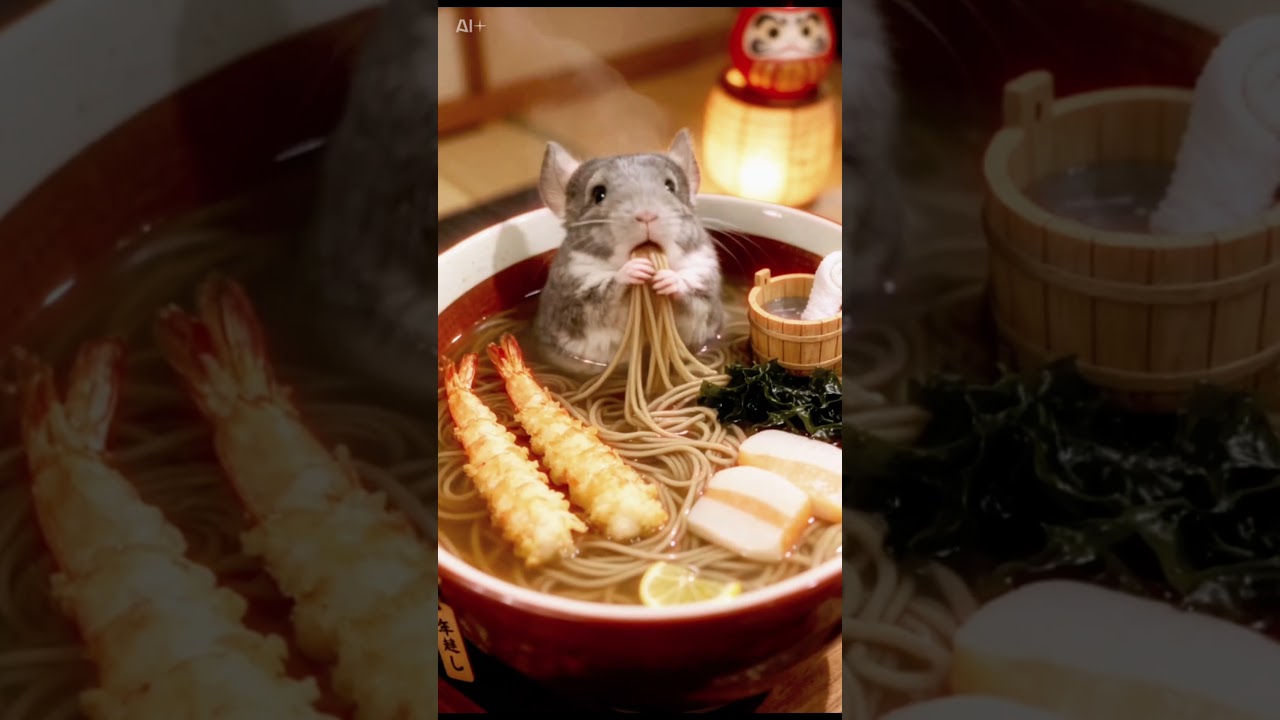 今年もあとちょっと🐹 #aiテンプレート #チンチラ