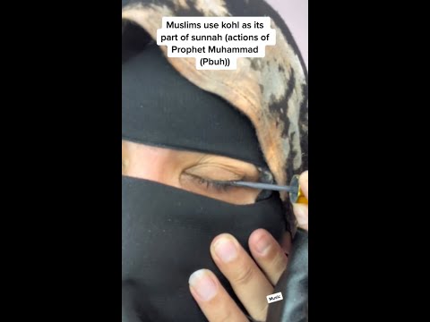 , title : 'This is how Muslim women wear kohl/ eyeliner in face veil! #shorts'