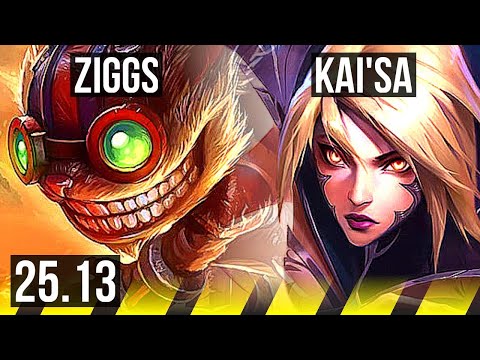 ZIGGS & Bard vs KAI'SA & Pyke (ADC) | 9/2/8, 600+ games, Dominating | KR Grandmaster | 25.13