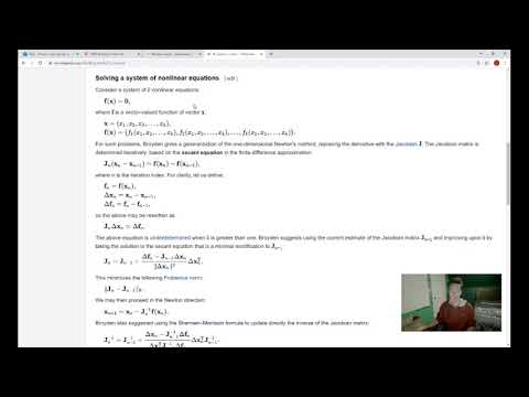 Broyden's Method Part 1