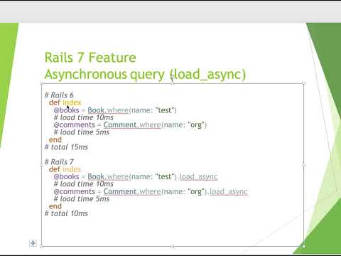 Rails 7 feature Asynchronous Query load_async method
