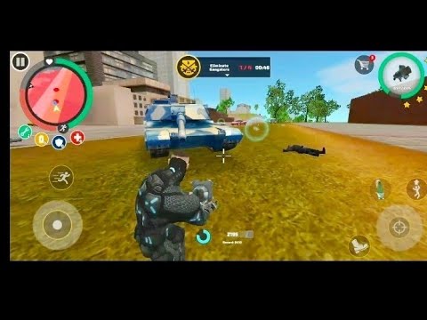 Rope hero big helicopter!rope hero vice town new update!rope hero vice town! rope Hero new gadget#78