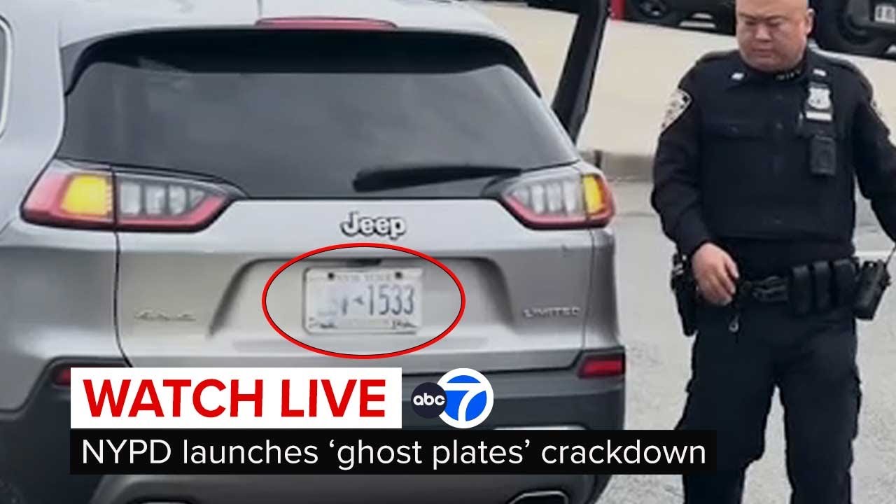 LIVE | NYC announces crackdown on 'ghost cars' in joint effort between NYPD, DSNY