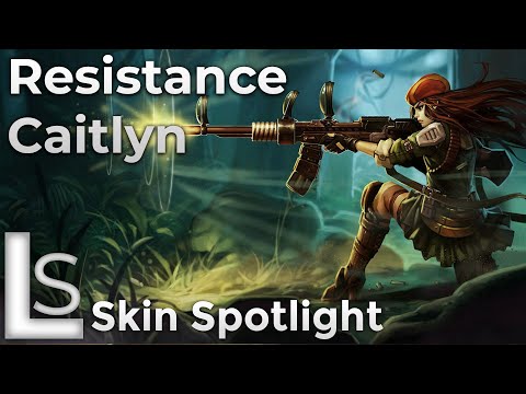 Resistance Caitlyn - Skin Spotlight - Battlecast  - League of Legends - Patch