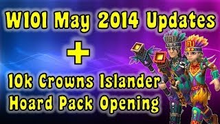 Wizard101 May 2014 Updates and Islander's Hoard Pack Openings