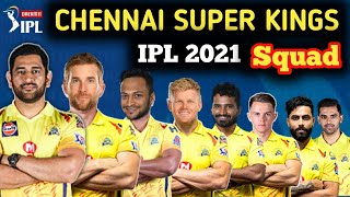 IPL 2021 - Chennai Super Kings Full Squad | CSK Probable Squad 2021 |