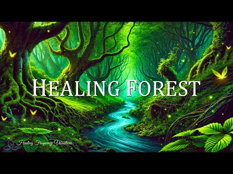 Healing Forest Ambience | 639Hz + 741Hz - Miracle Tones | Attract Love & Clear Negative Energy