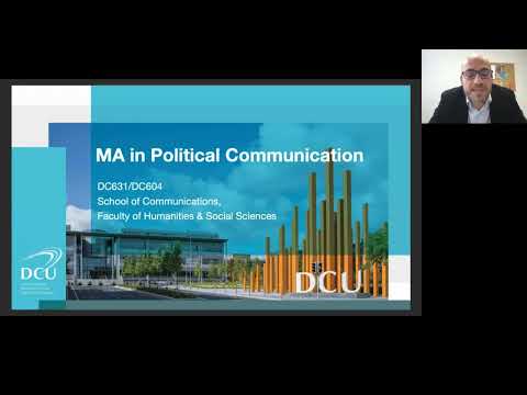 MA in Political Communication - Postgraduate Information Week