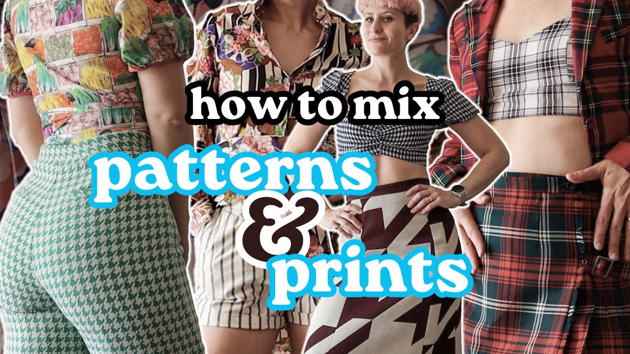 how to mix patterns & prints | style