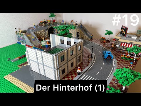 Bau meiner Lego Stadt - Teil 19 - Eine Stadt entsteht. Der Hinterhof (1)