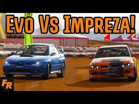 The Great Battle Of Evo Vs Impreza - Forza Horizon 4