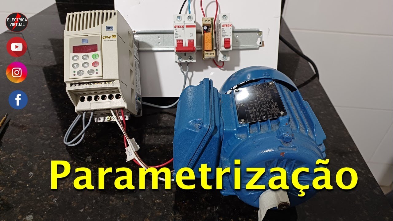 Parametrização de Inversor de Frequência