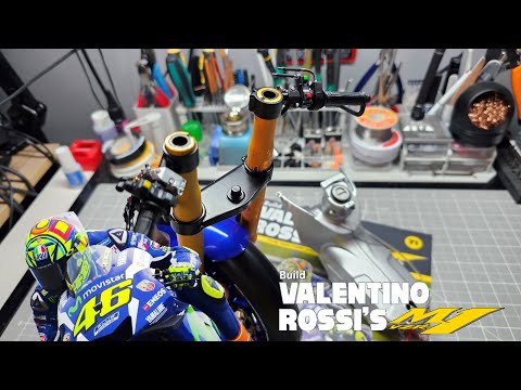 Build Valentino Rossi's YZR-M1 Motorcycle - Pack 14 - Stage 64-68