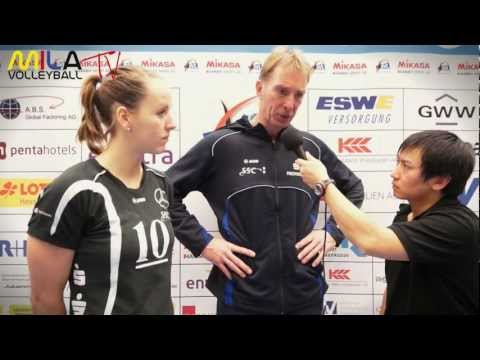 23.2.13 VC Wiesbaden-Schweriner SC Denis Hanke/Teun Buijs von Schweriner SC