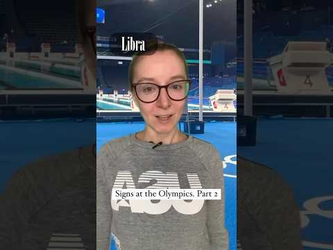 Signs at the #olympics. Part 2 #shorts #astrology #libra #scorpio #sagittarius #capricorn #pisces