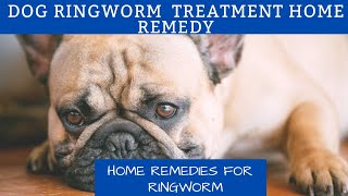 Dog ringworm treatment home remedy | Home Remedies for Ringworm