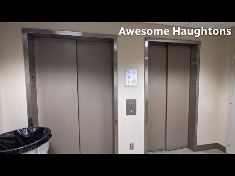 Awesome Haughton traction service elevators at Hilton Checkers in Los Angeles CA
