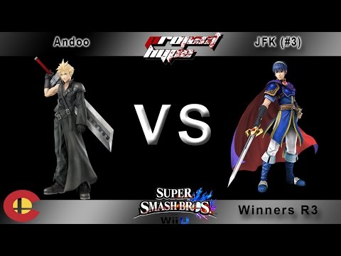 Singles - Andoo (Cloud) vs JFK (Marth) - WR3
