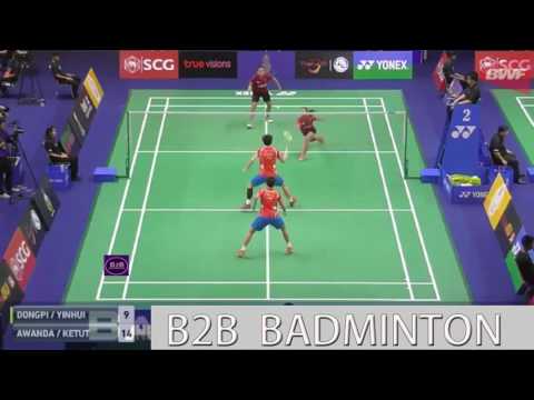 Badminton 2017 ThailandMaster   HUANG Dongping LI Yinhui vs Anggia Shitta A  Mahadewi Istirani N K