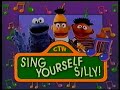 Original VHS Opening Closing Sesame Street Sing Yourself Silly Monster Hits UK Retail Tape