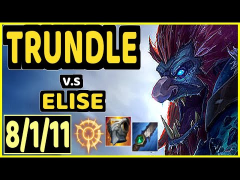 CARIOK (TRUNDLE) vs ELISE - 8/1/11 KDA JUNGLE CHALLENGER GAMEPLAY - BR