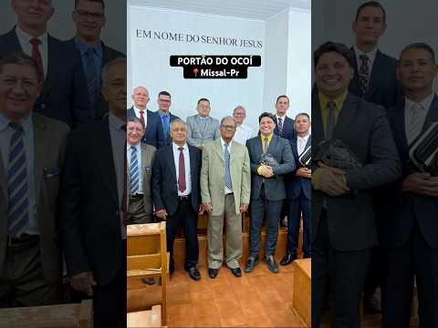 🏛️CCB Portão do Ocoí📍Missal-PR - Na presidência esteve nosso irmão João, Ancião do Paraguai🇵🇾🔥