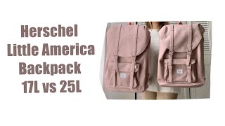 Herschel Little America Ash Rose -Mid Volume & Classic