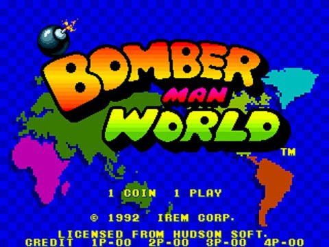 Bomberman World Arcade 1992 - 1 coin & Very Hard