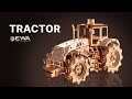 Eco-Wood-Art Construction kit Tractor