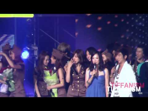 090626 KBS Music Bank SNSD FanCam Tiffanism by.kyaaa