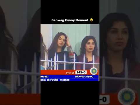 Sehwag Hit Pakistani Fielder 😂 #shorts #viral