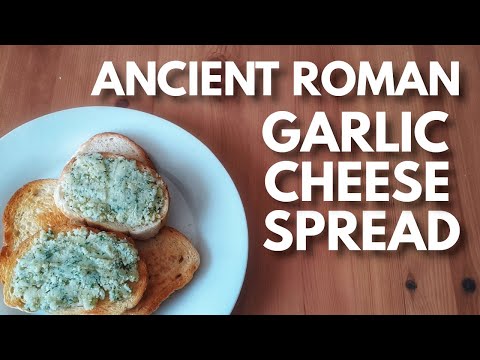 Ancient Roman Garlic Cheese Spread (Moretum)