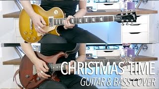 Christmas Time (Don't Let The Bells End) - The Darkness (Full Guitar & Bass Cover)