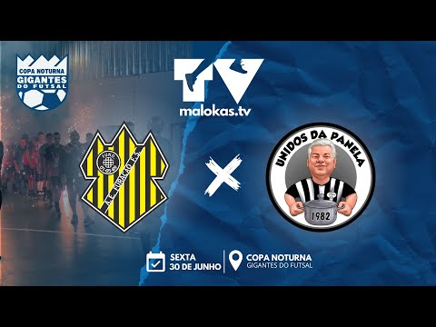 1º RODADA! FURACÃO x UNIDOS DA PANELA • COPA NOTURNA GIGANTES DO FUTSAL 🔥🏆