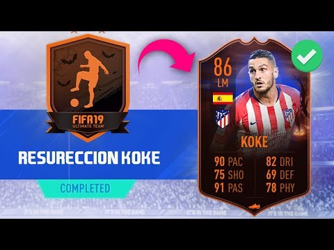 86 'SCREAM' KOKE SBC CHEAPEST SOLUTION! - #FIFA19 Halloween Squad Builder Challenge 86 Koke