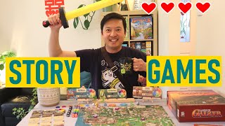 STORY Adventure BOARD GAMES For Beginners!
