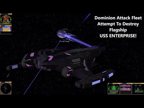 The Dominion Attempt To Destroy Federation Flagship! |USS Enterprise E | Star Trek Bridge Commander