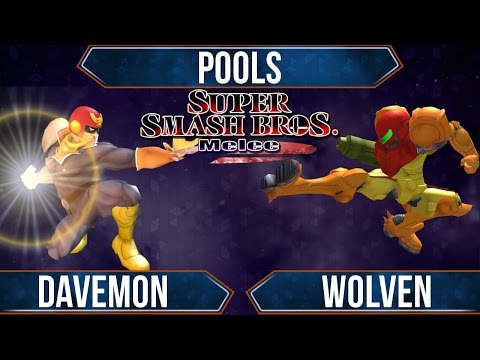 TTS6 - Davemon (Captain Falcon) vs Wolven (Samus) - Melee Pools