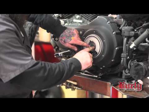 Burly Brand Narrow Bottom Apehanger and cable kit install