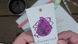 Frosted Orchid Ink Review Diamine - Cabbage Patch Soap