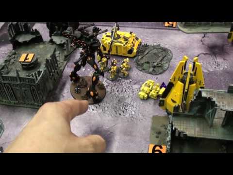 Hardcore Lists! 40K BATREP Imperial Fists vs. Eldar 1850p Episode II