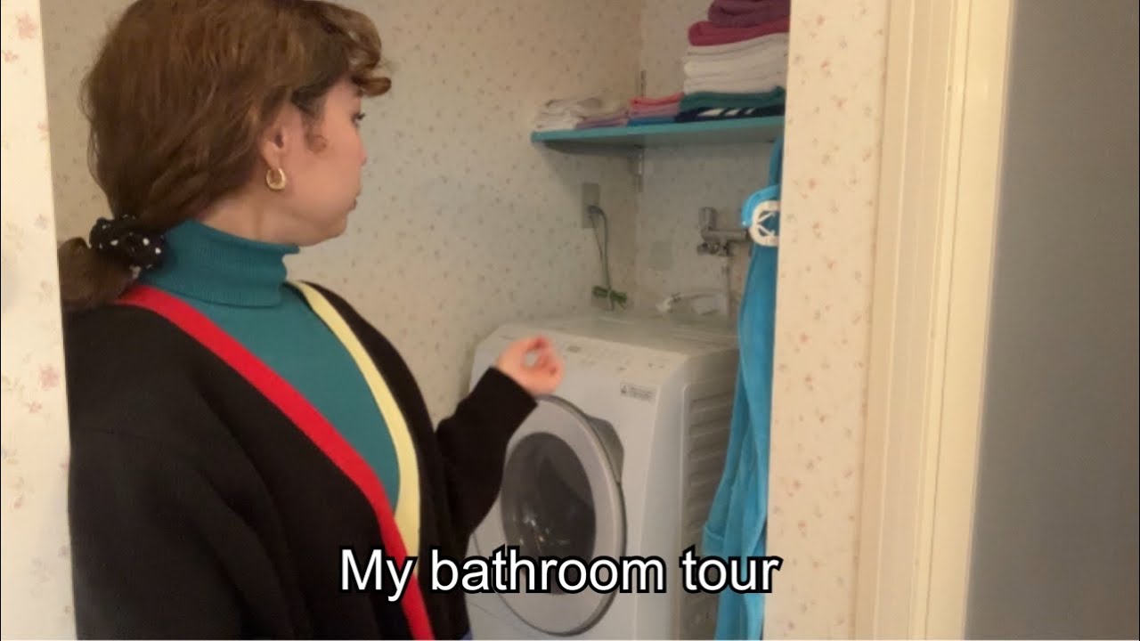 My bathroom tour - 我が家の洗面所ツアー