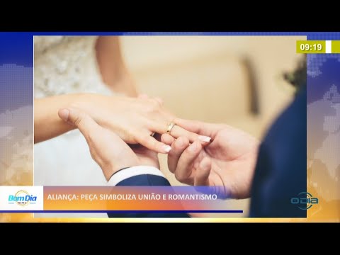 Aliança: Peça simboliza união e romantismo 19 05 2021