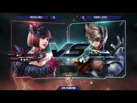[Vortex #6] 5V5 Exhibition - PIGPEN | SourPiggy vs RONIN | JFrac - Tekken 7